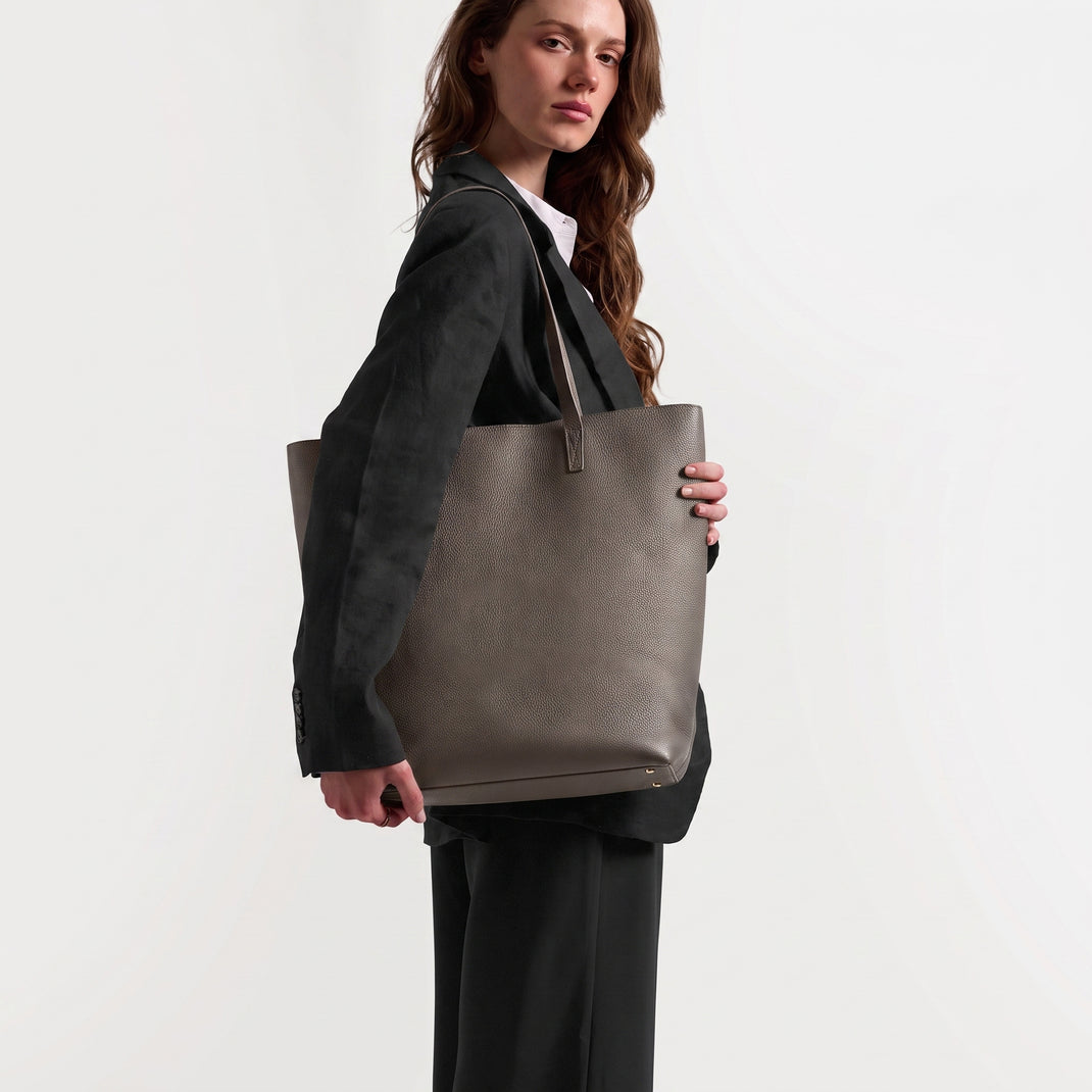 Alex Vertical Work Tote Driftwood