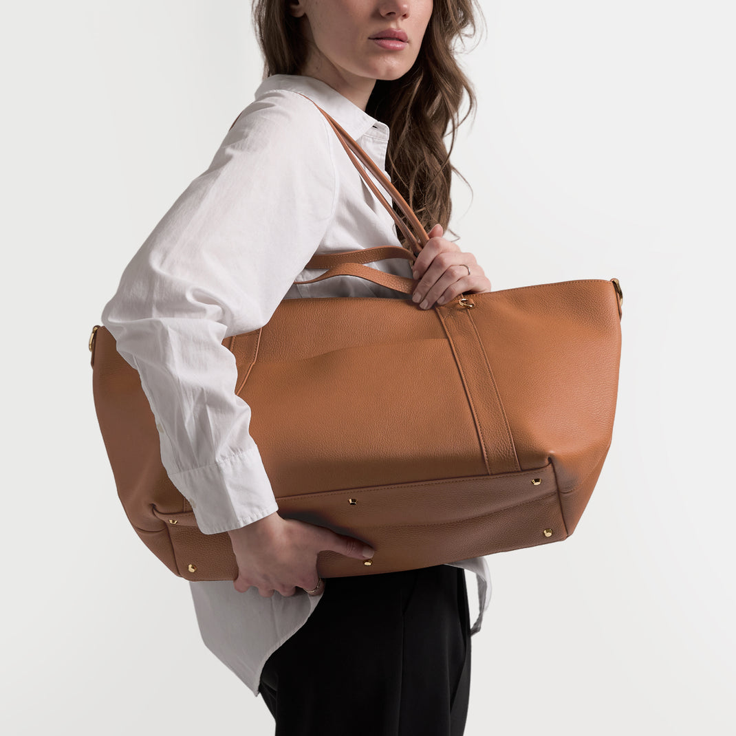 Transit Small Travel Tote Saddle Brown
