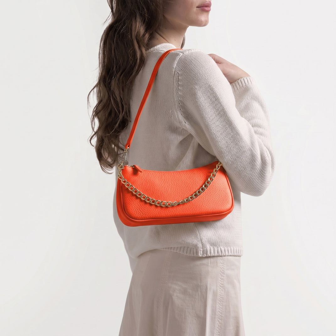 Petite Pochette Greta Chain Clémentine