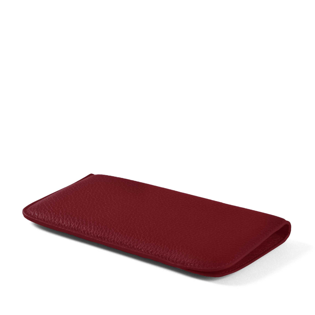 Soft Eyeglass Case Garnet Red