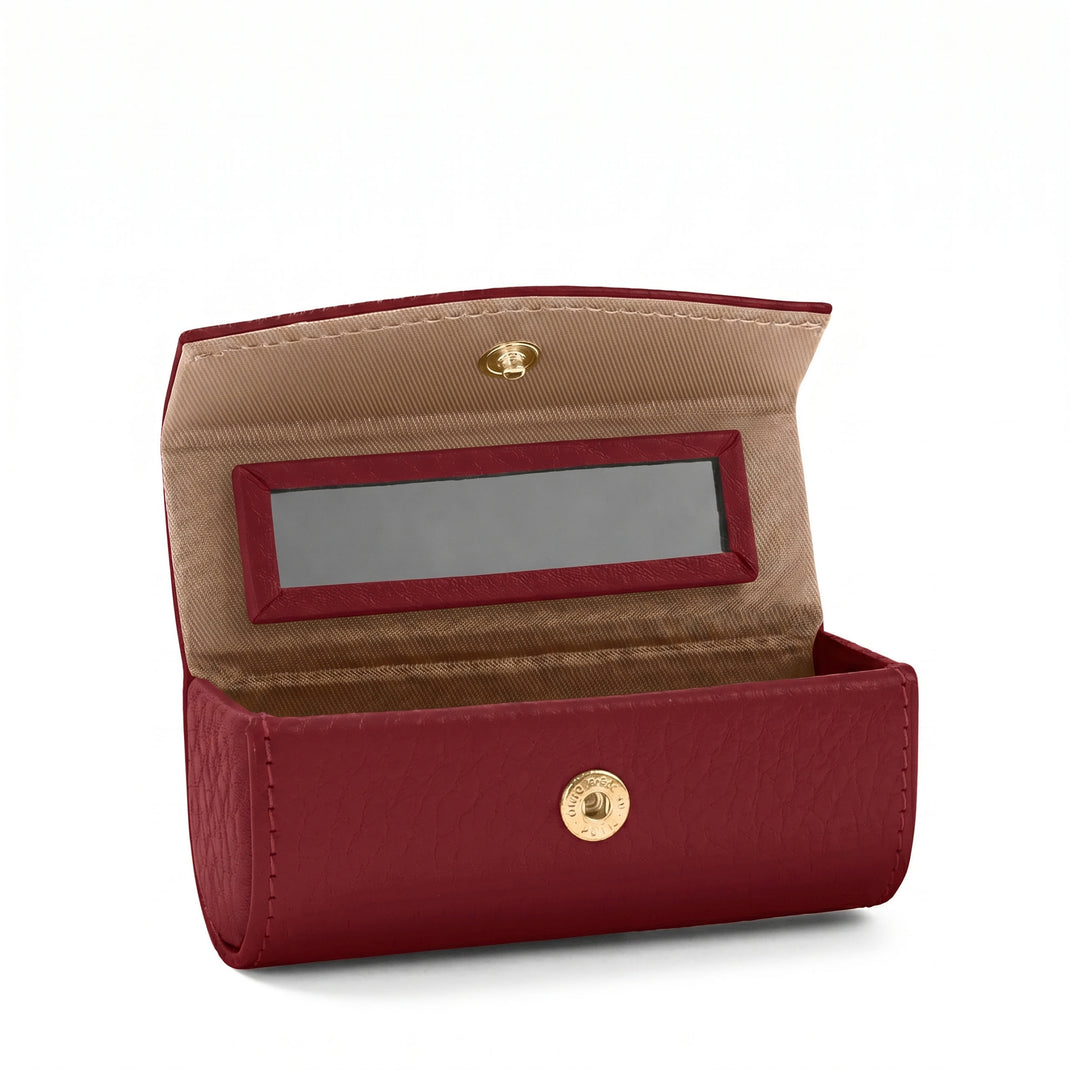 Lipstick Case Garnet Red