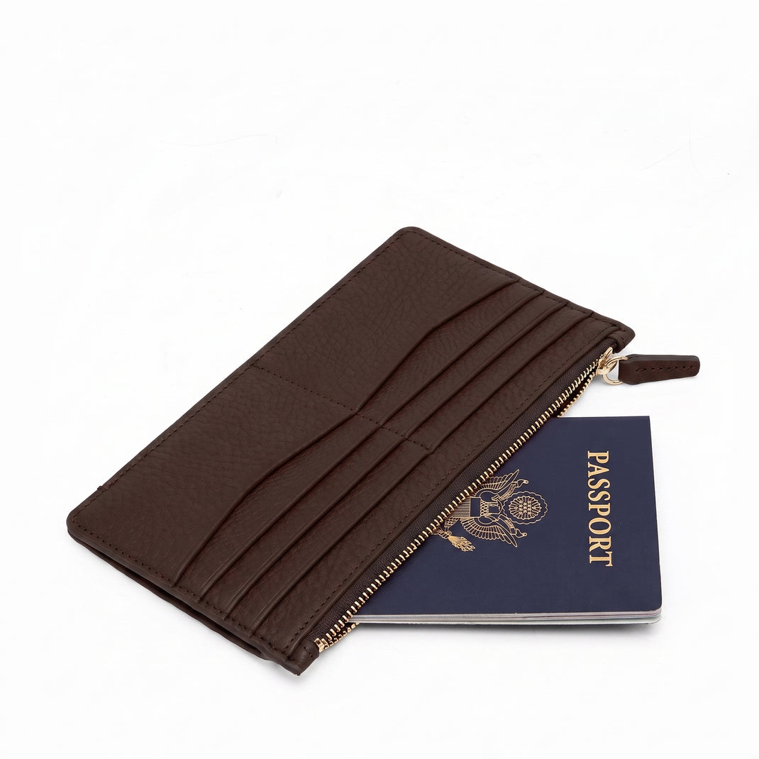 Highland Slim Horizontal Wallet Umber