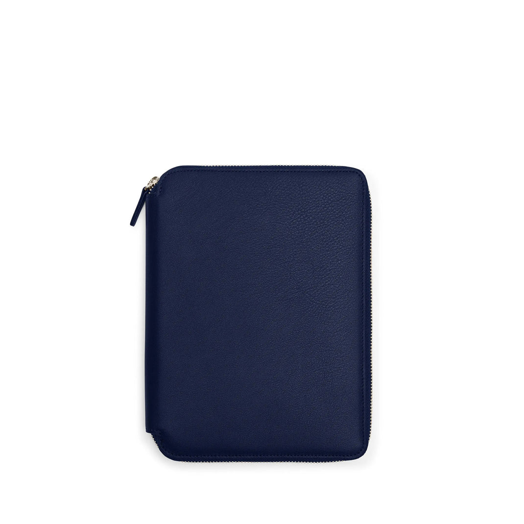 A5 2027 Zippered Planner Navy Blue