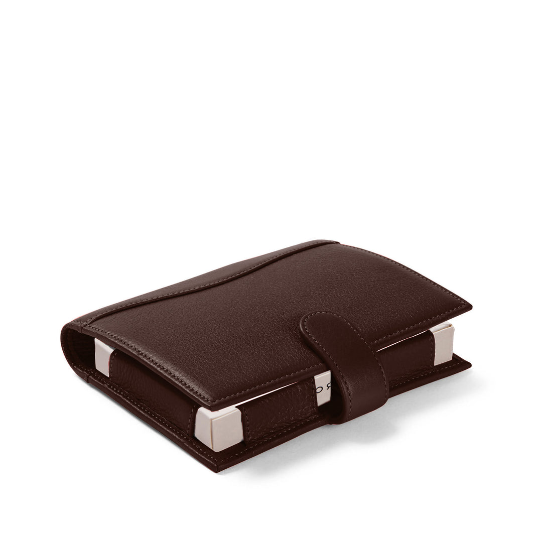 Playing Card Case with Notepad Umber