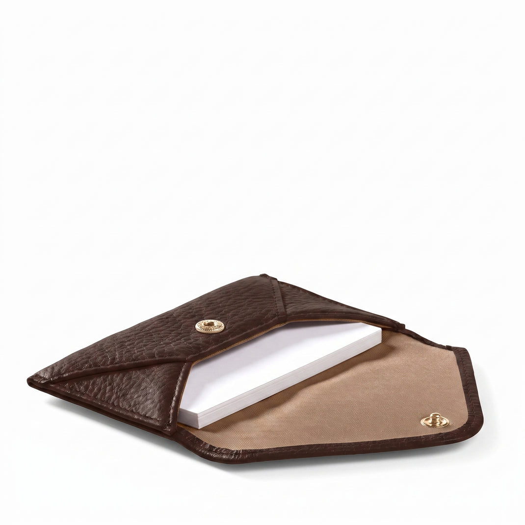 Envelope Card Case Umber