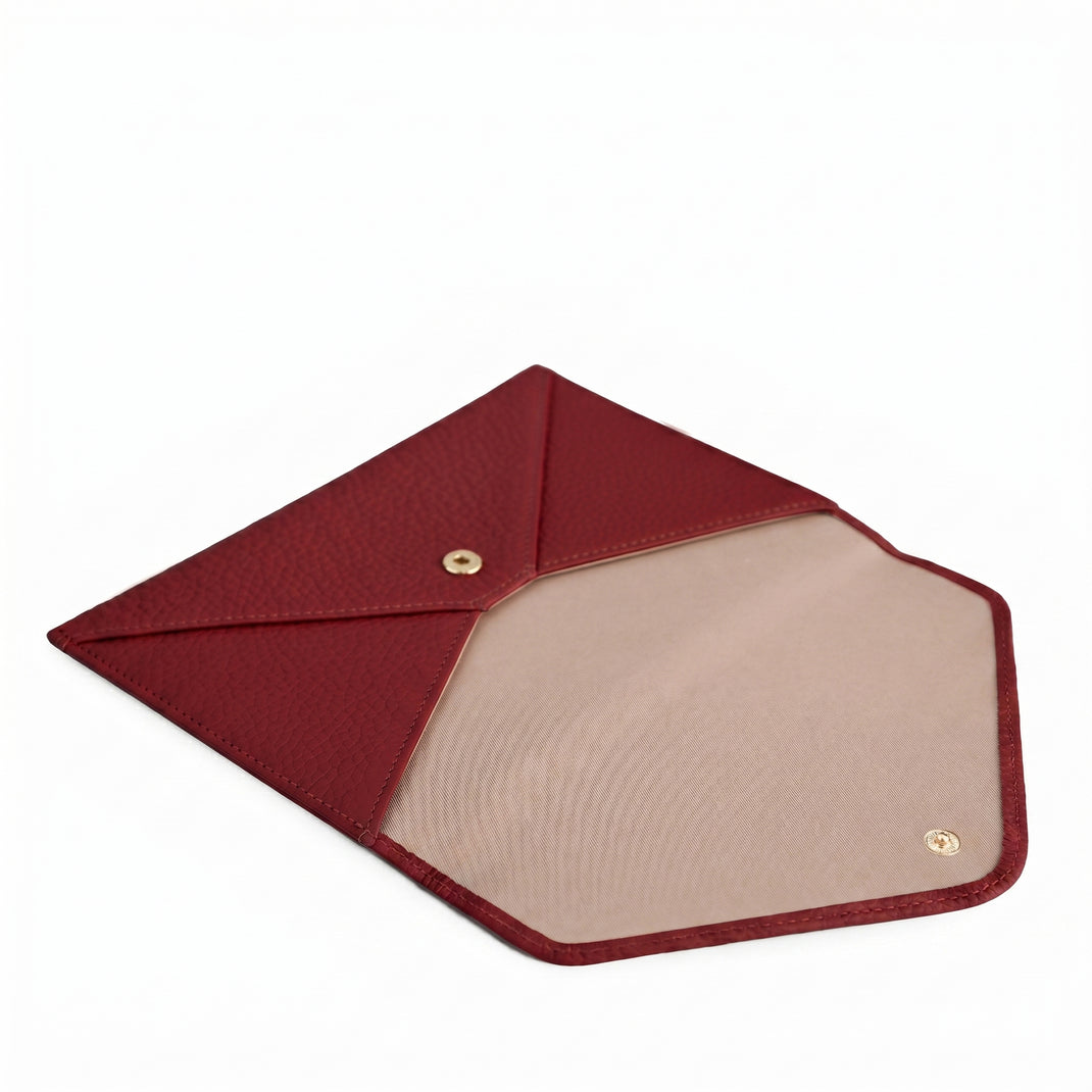 A6 Envelope Pouch Garnet Red