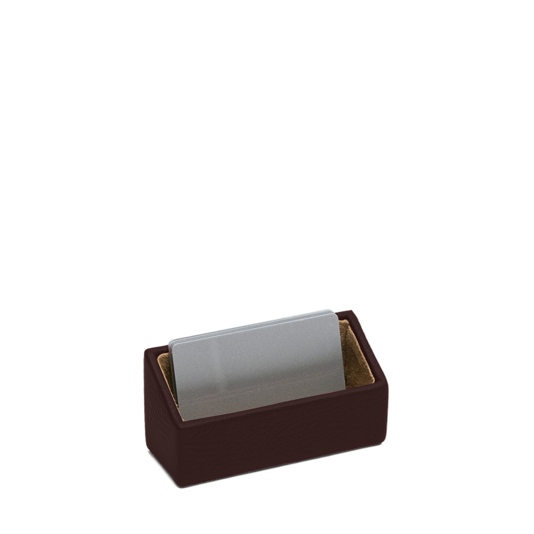 Classic Business Card Holder Brown