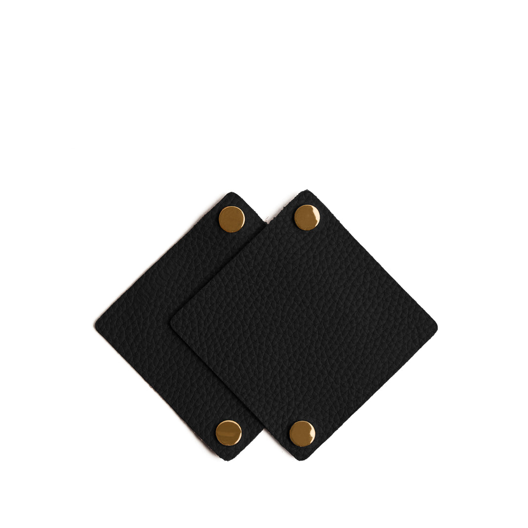 Snap Cord Wrap, Set of 2 Black Pebble