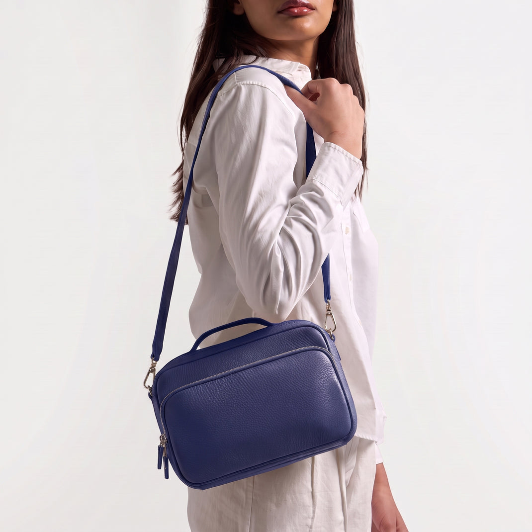 Meadow Large Satchel Regatta Blue