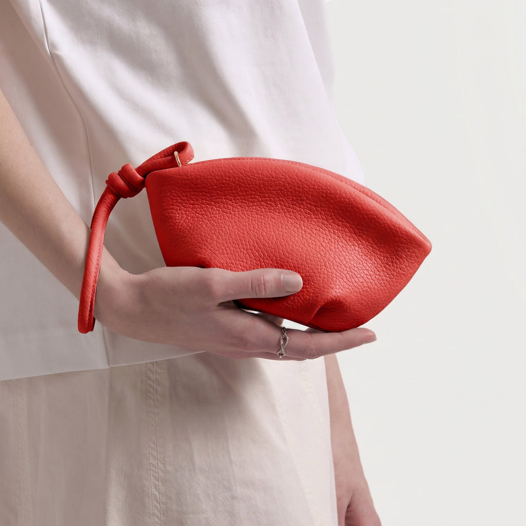 Petite Dumpling Pouch Buoy Red