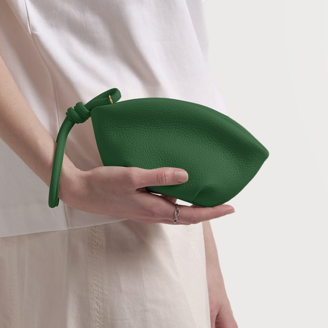 Petite Dumpling Pouch Fairway Green