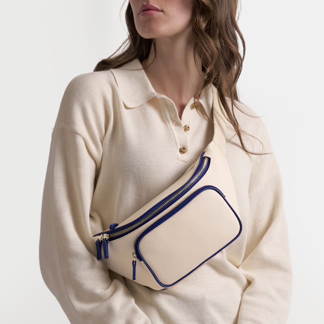 Blake Belt Bag Sand/Regatta Blue
