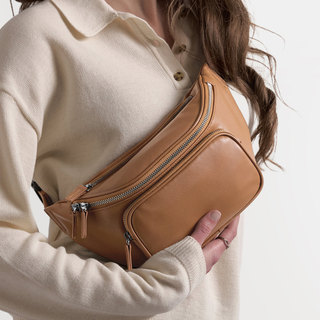 Sac banane Blake Cognac