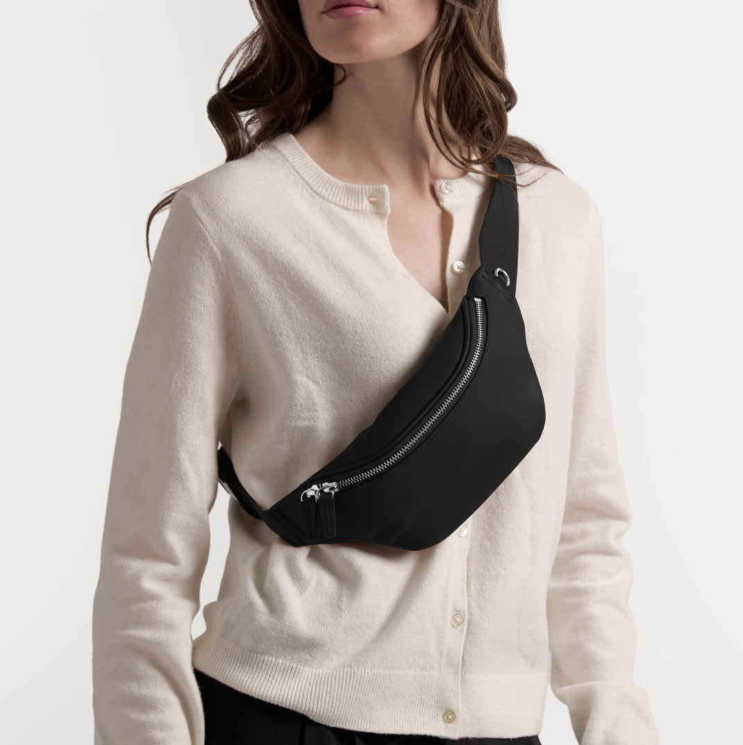 Blake Slim Belt Bag Black Onyx