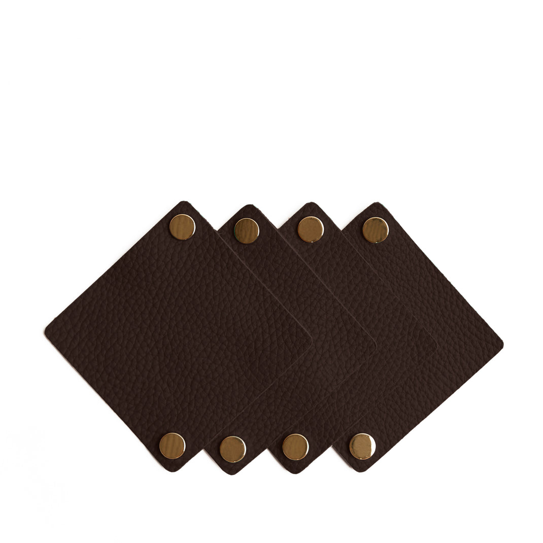 Snap Cord Wrap, Set of 4 Umber