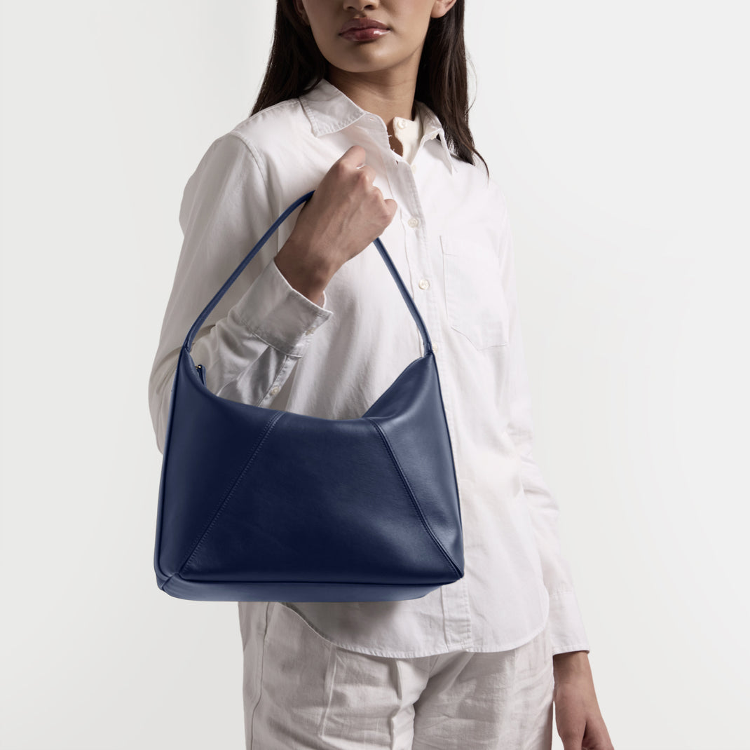 Ciera Petite Hobo Navy Blue