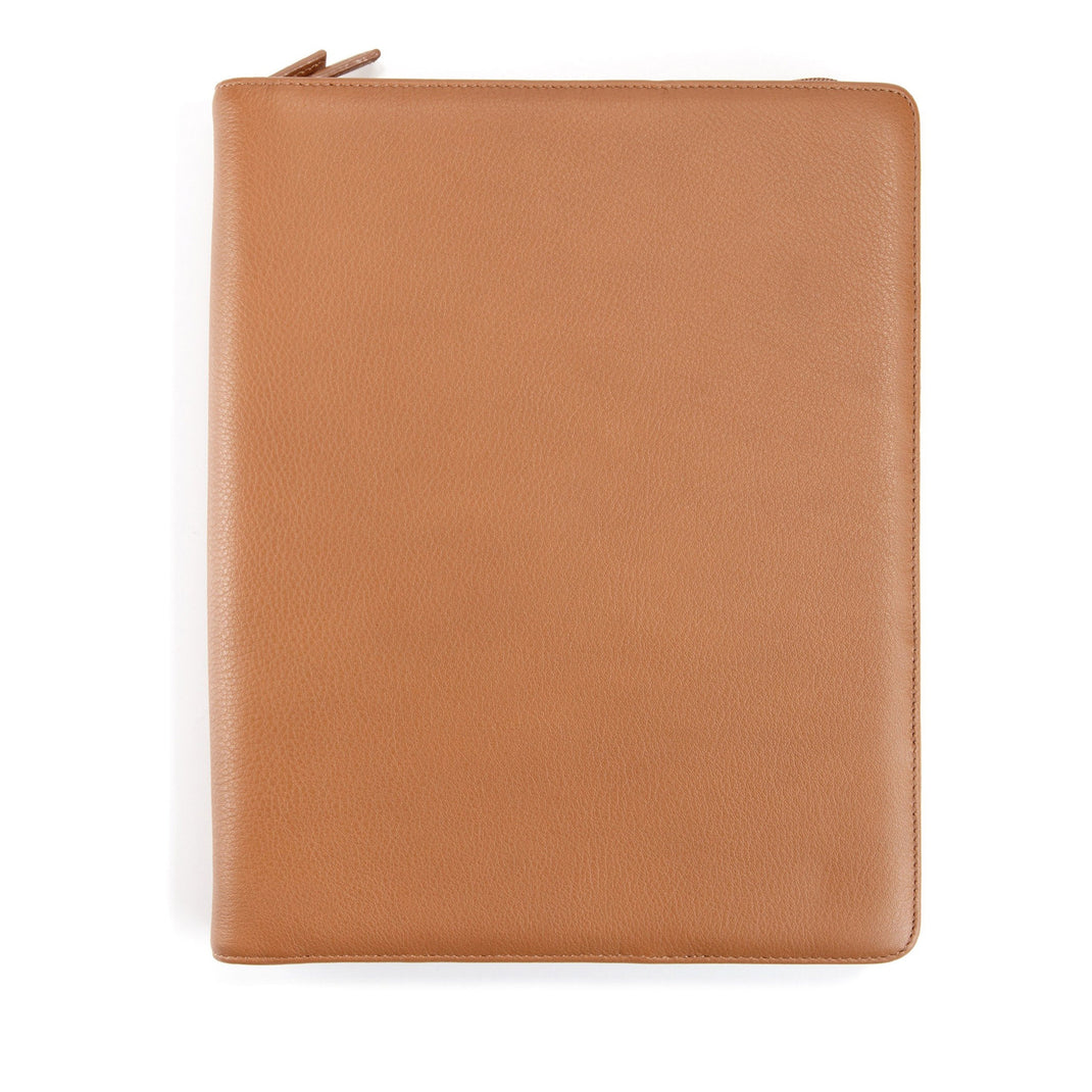 Classic-Zippered-Padfolio-Tan-644-229-1