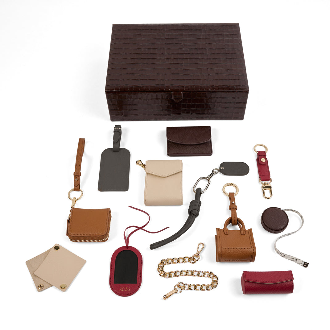Twelve Days of Leatherology Advent Calendar Brown Croc