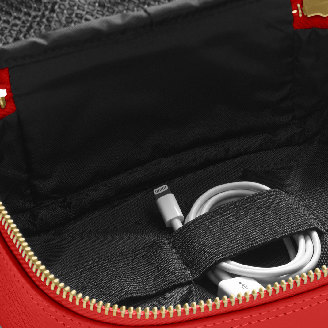 Large Tech Bag Organizer Buoy Red