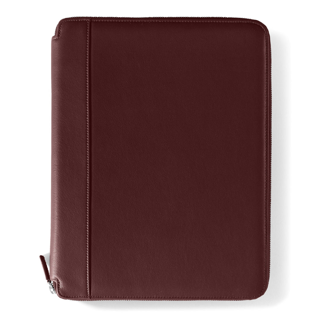 Left-Handed-Executive-Zippered-Portfolio-Red-L49-341-1