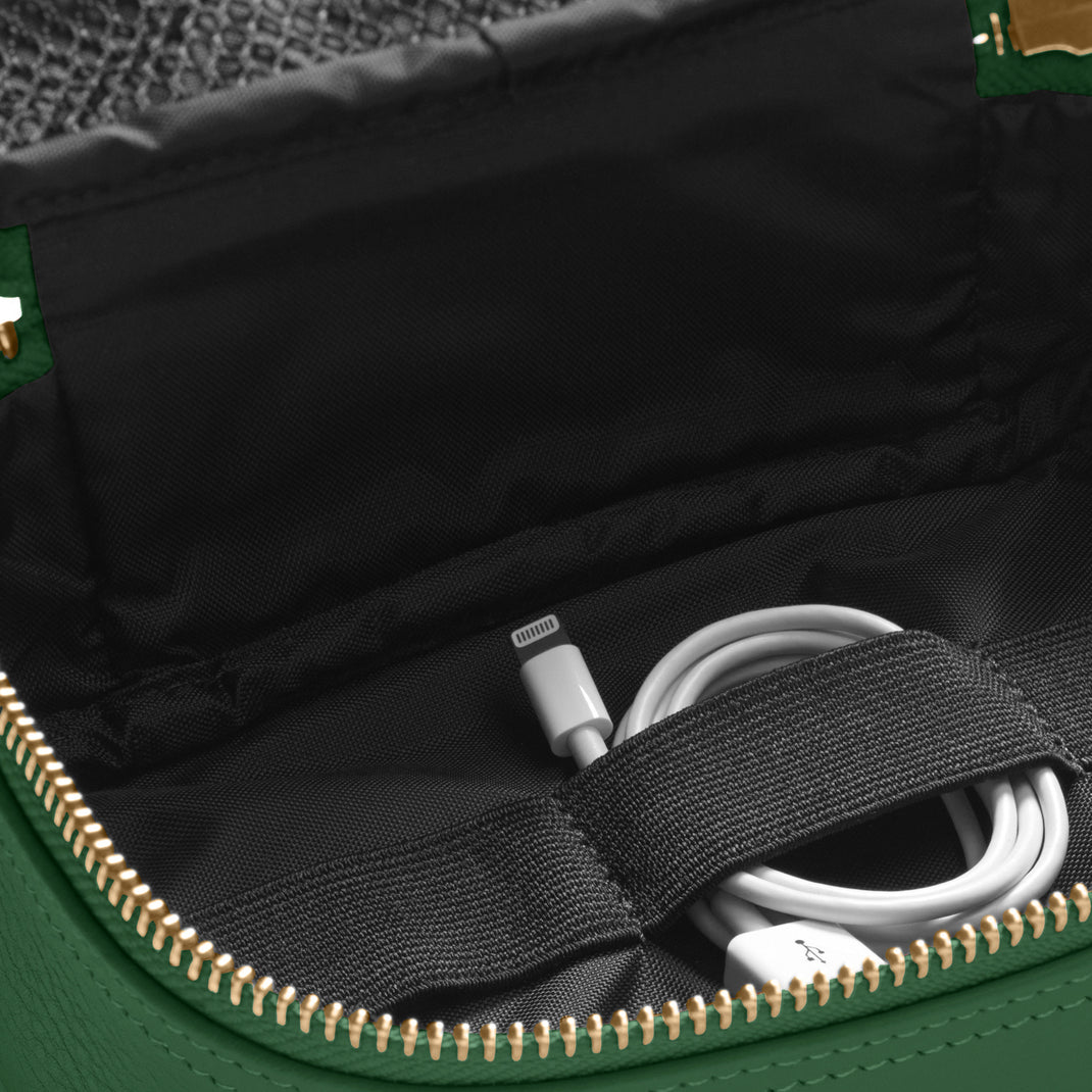 Medium Tech Bag Organizer Fairway Green