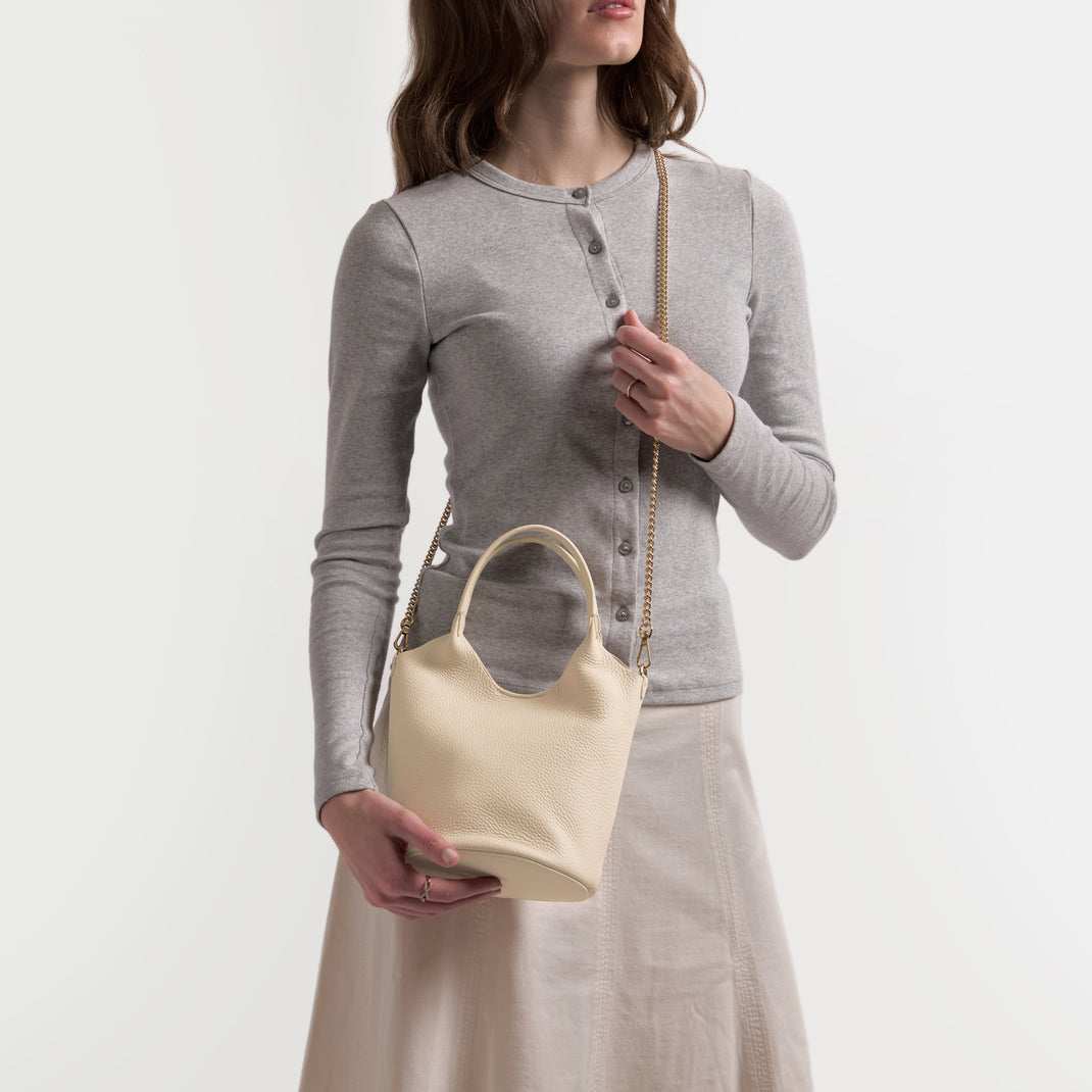 Mia Small Bucket Tote Sand