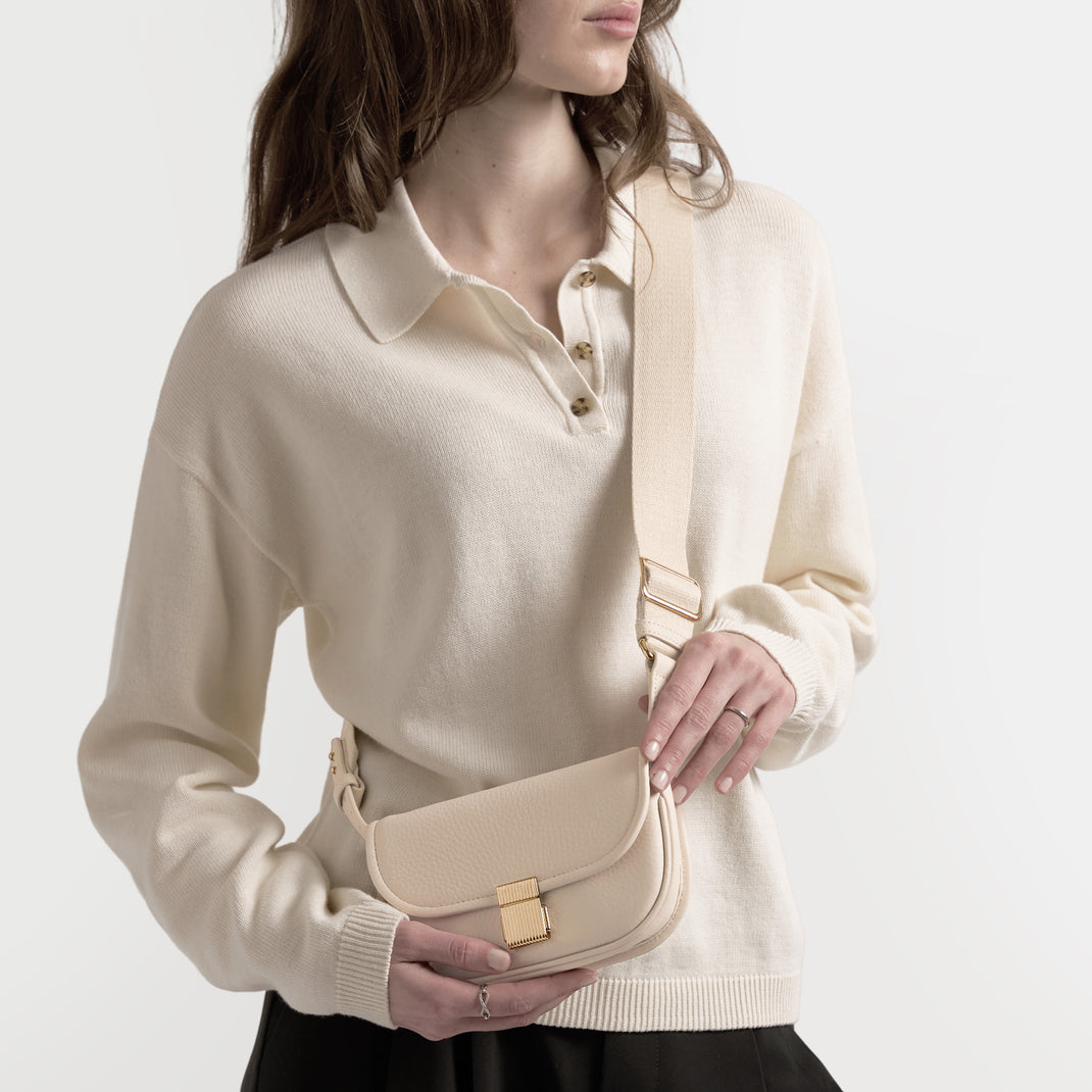 Katy Mini Sac Ceinture Sable