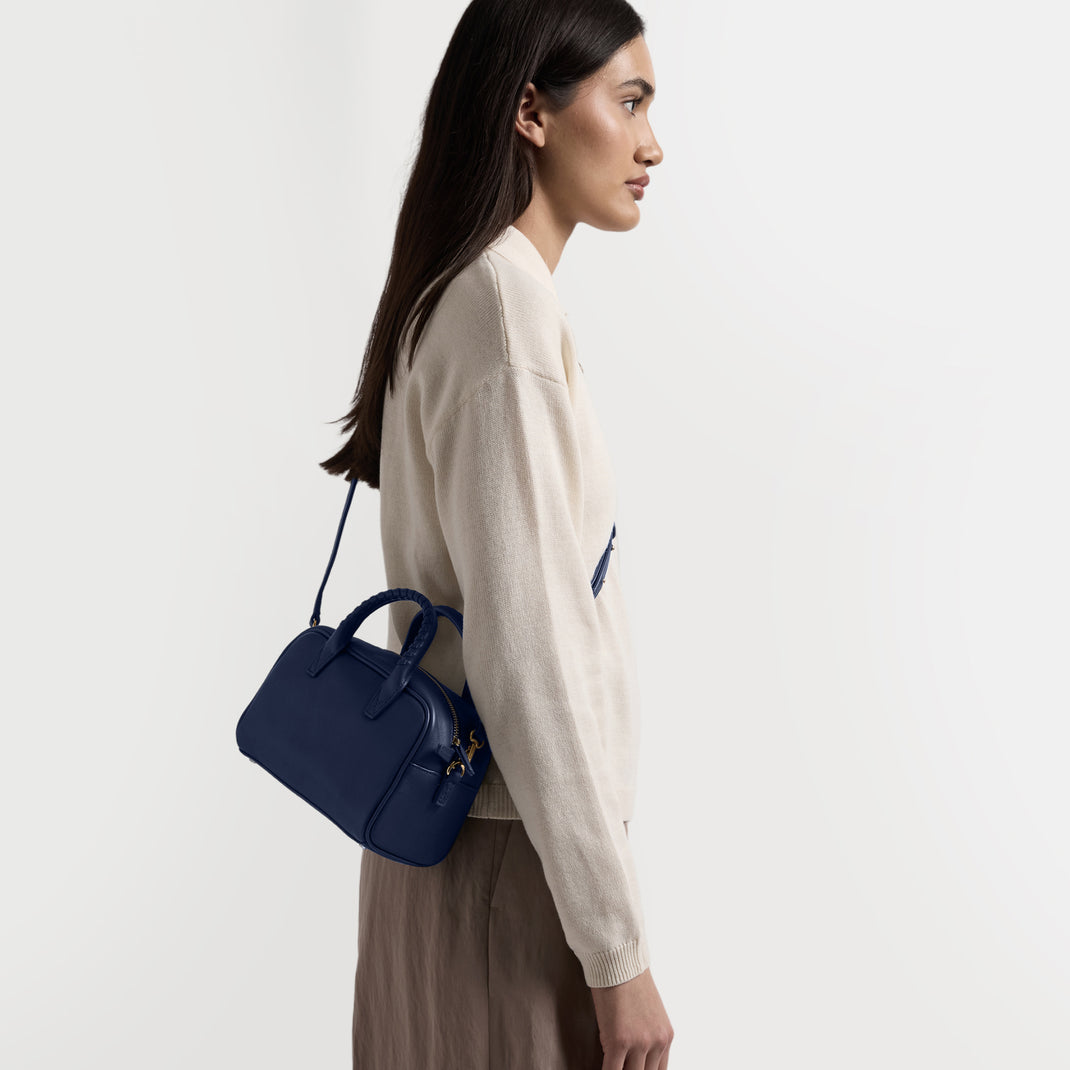 Sac bandoulière Mini Park bleu marine