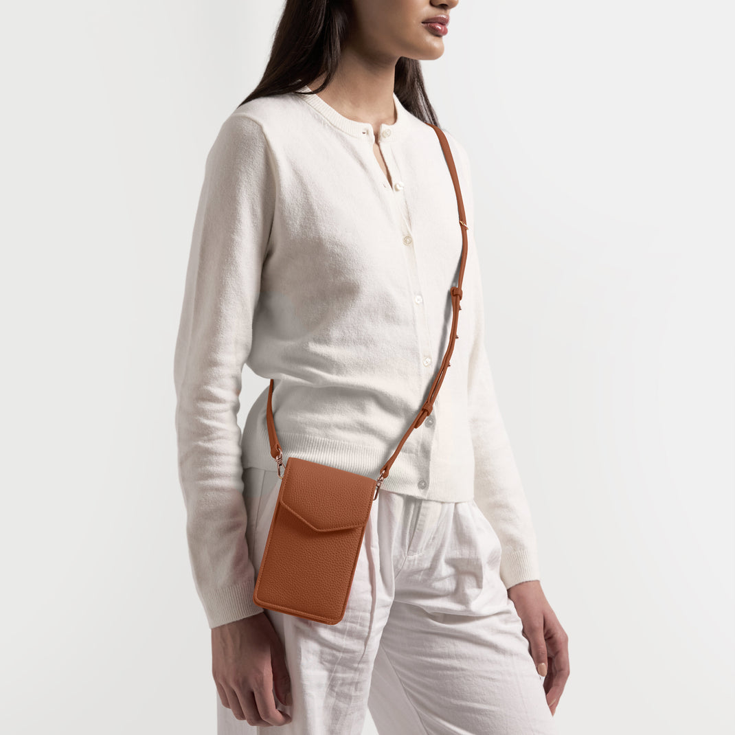 Mini Willow Crossbody Saddle Brown