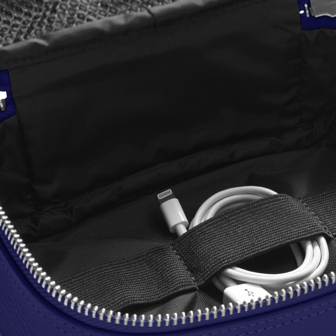 Small Tech Bag Organizer Regatta Blue