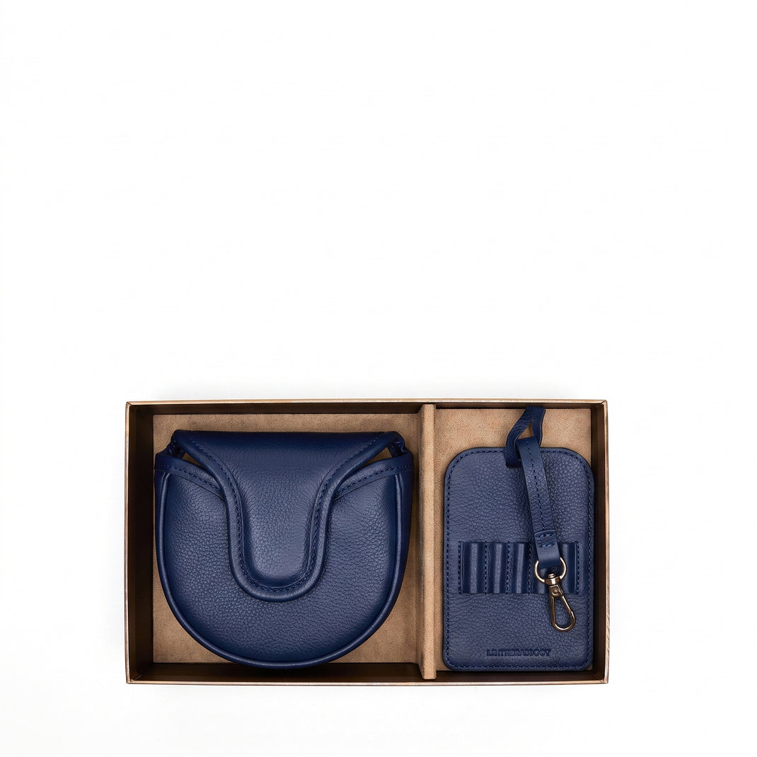 Golf Putter Gift Set Navy Blue