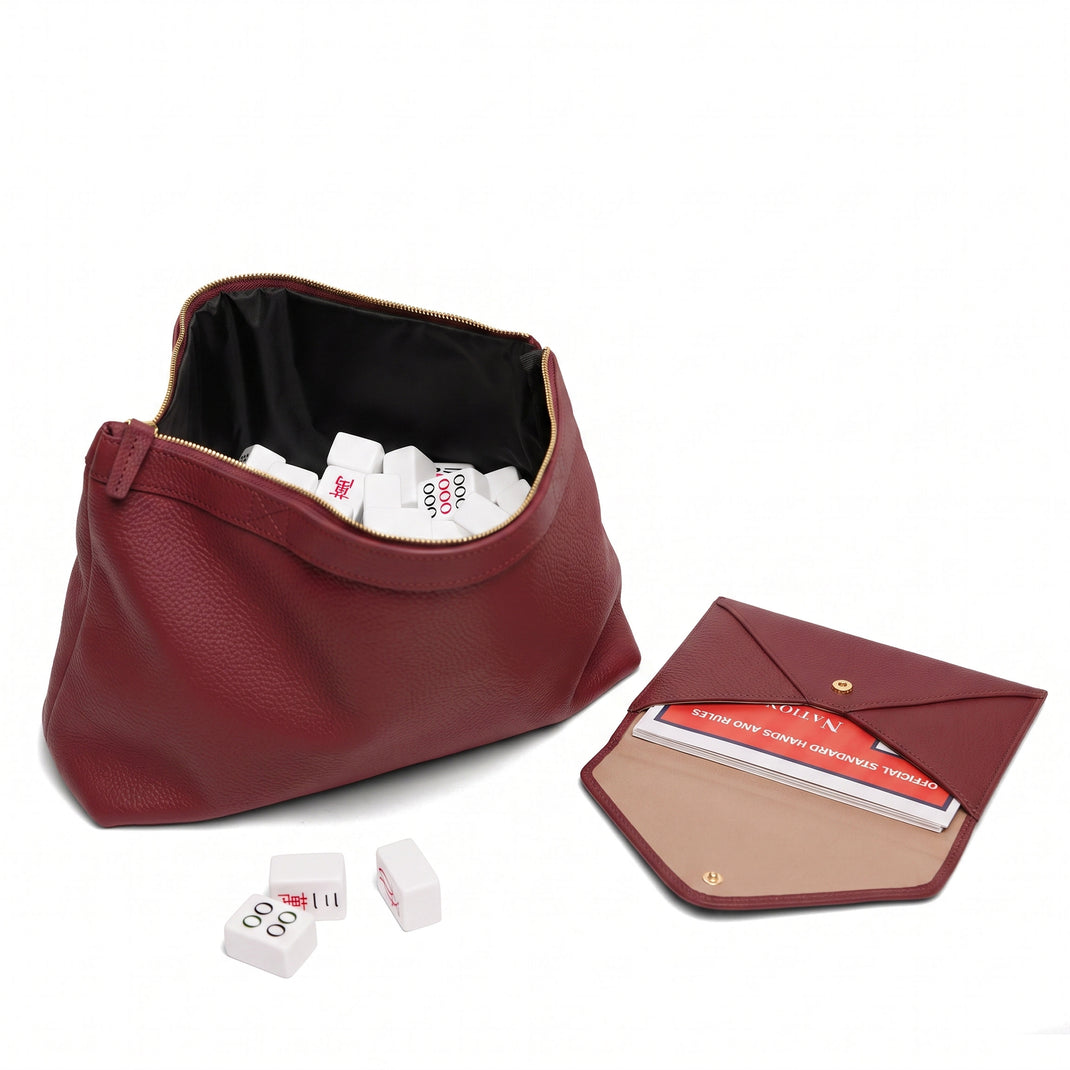Mahjong Carrier Set Garnet Red